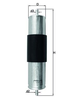 KNECHT KL 473 Fuel Filter