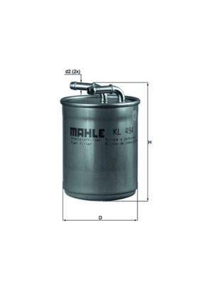 Fuel Filter KNECHT KL 494