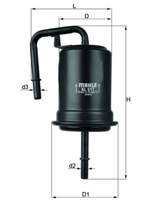 Fuel Filter KNECHT KL 517