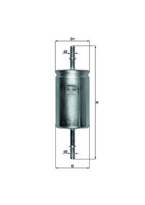 KNECHT KL 559 Fuel Filter