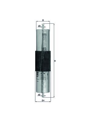 KNECHT KL 66 Fuel Filter