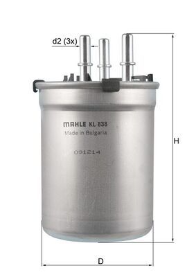 Fuel Filter KNECHT KL 838