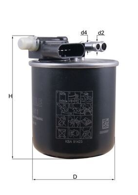 KNECHT KL 911 Fuel Filter