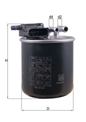 KNECHT KL 949 Fuel Filter