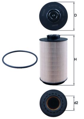 Fuel Filter KNECHT KX 230D