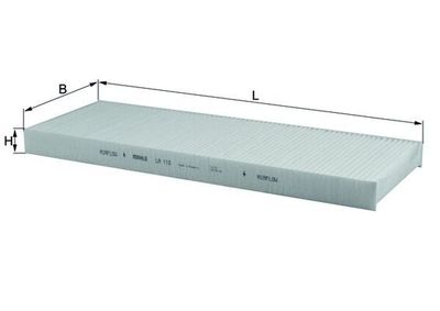 Filter, cabin air KNECHT LA 118