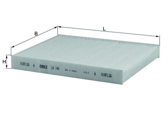 KNECHT LA 144 Filter, cabin air