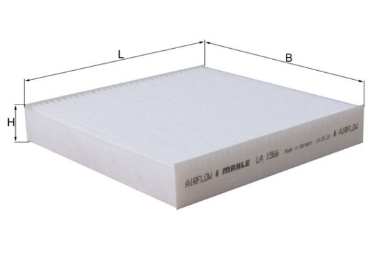 KNECHT LA 1566 Filter, cabin air