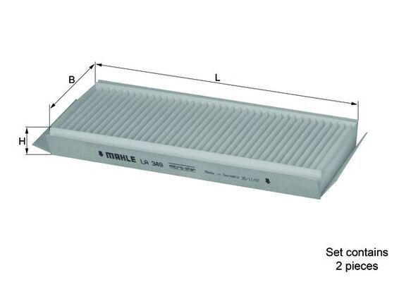 KNECHT LA 349/S Filter, cabin air