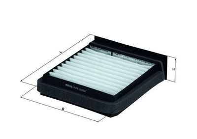 Filter, cabin air KNECHT LA 376