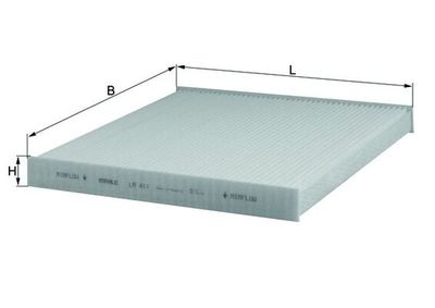 Filter, cabin air KNECHT LA 411