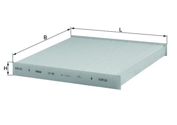 KNECHT LA 430 Filter, cabin air