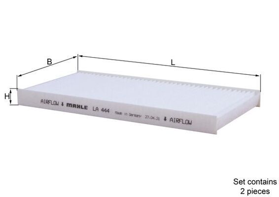 KNECHT LA 444/S Filter, cabin air