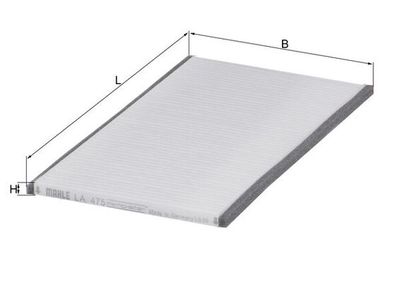 Filter, cabin air KNECHT LA 475