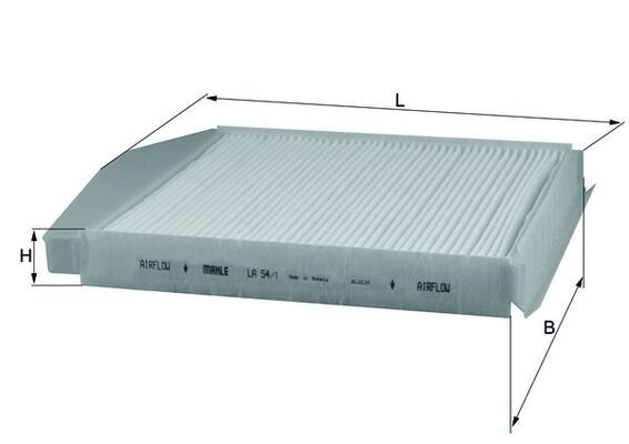 KNECHT LA 54/1 Filter, cabin air