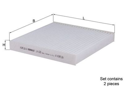 Filter, cabin air KNECHT LA 630/S