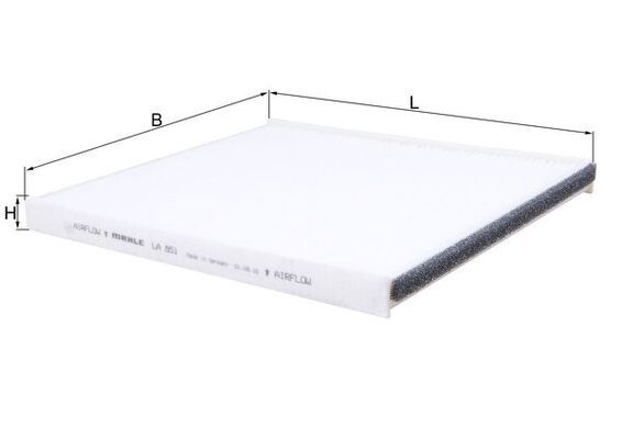 KNECHT LA 851 Filter, cabin air