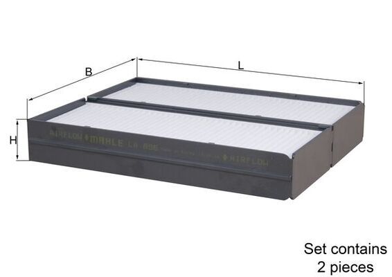 KNECHT LA 896/S Filter, cabin air