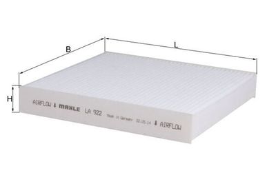 Filter, cabin air KNECHT LA 922