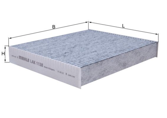 KNECHT LAK 1138 Filter, cabin air