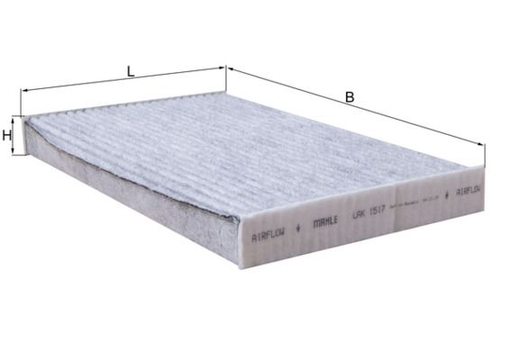 KNECHT LAK 1517 Filter, cabin air