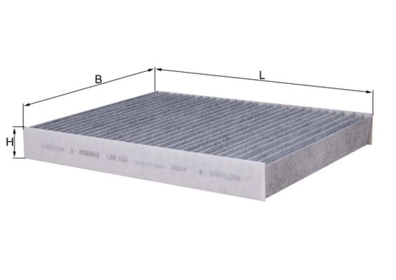 KNECHT LAK 153 Filter, cabin air