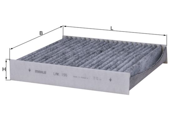 KNECHT LAK 155 Filter, cabin air