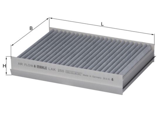 KNECHT LAK 250 Filter, cabin air