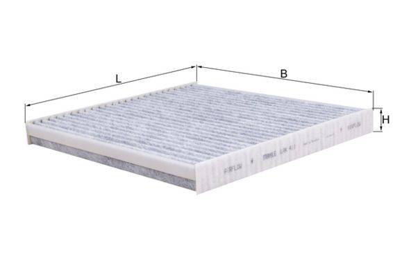 KNECHT LAK 411 Filter, cabin air