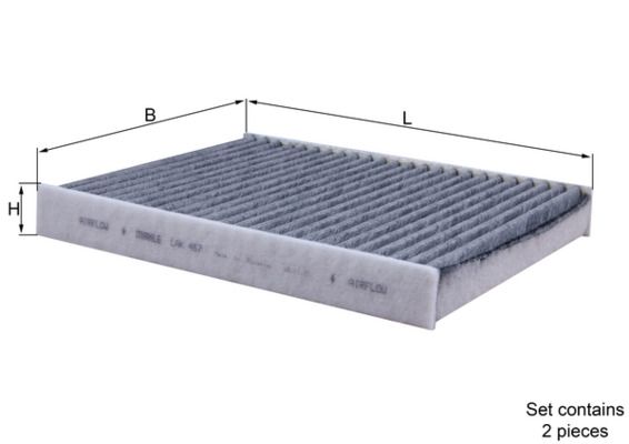 KNECHT LAK 467/S Filter, cabin air
