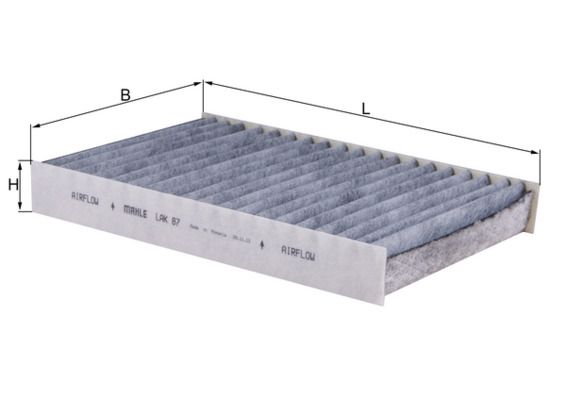 KNECHT LAK 87 Filter, cabin air