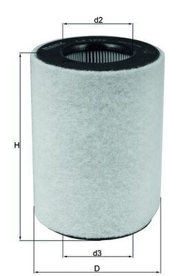 Air Filter KNECHT LX 1792