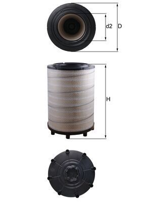 KNECHT LX 2839 Air Filter