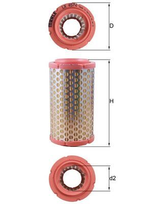 Air Filter KNECHT LX 4574