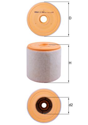 Air Filter KNECHT LX 4959
