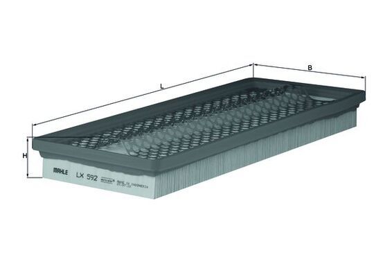 KNECHT LX 592 Air Filter