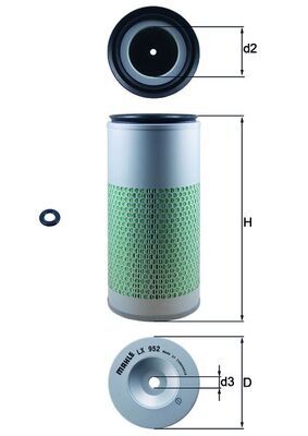 Air Filter KNECHT LX 952