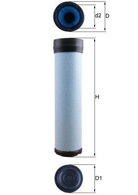 Secondary Air Filter KNECHT LXS 284