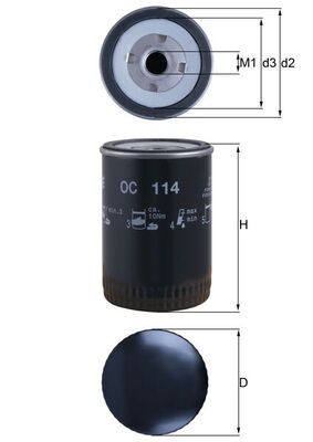 KNECHT OC 114 Oil Filter