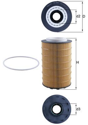 KNECHT OX 1028D Oil Filter