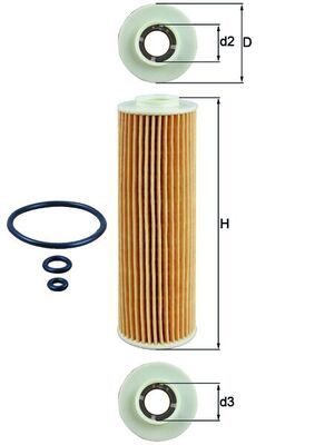 Oil Filter KNECHT OX 183/5D1