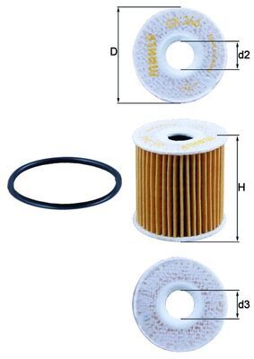 KNECHT OX 346D Oil Filter