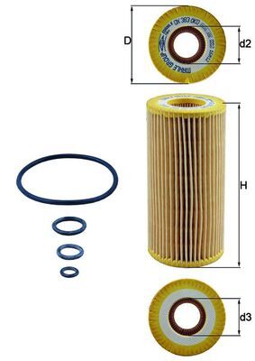 Oil Filter KNECHT OX 383D