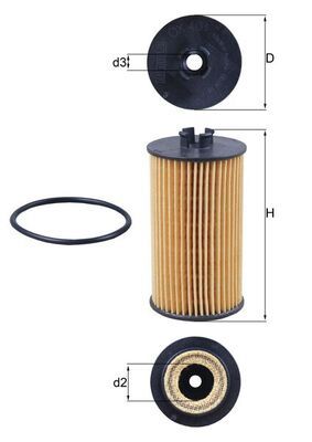 Oil Filter KNECHT OX 401D