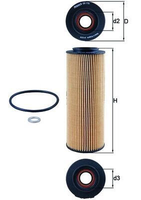 Oil Filter KNECHT OX 775D