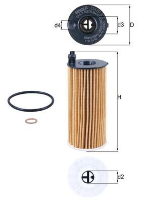 KNECHT OX 813/2D Oil Filter