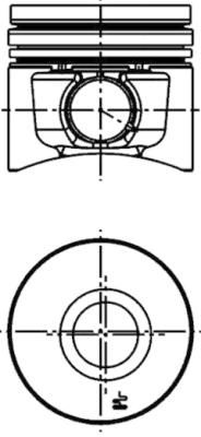 KOLBENSCHMIDT 40101610 Piston