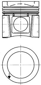 KOLBENSCHMIDT 40332610 Piston