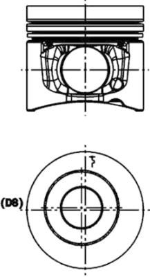 Piston KOLBENSCHMIDT 40441610