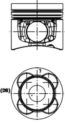 Piston KOLBENSCHMIDT 40476600